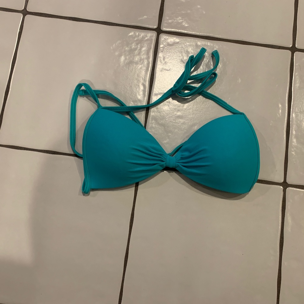 Blue Bikini Top